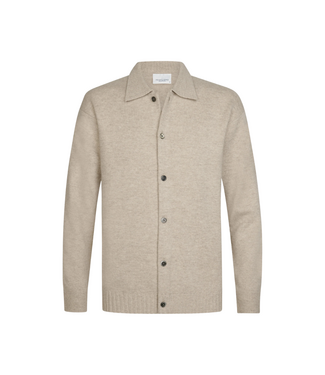 Profuomo Cardigan full button beige