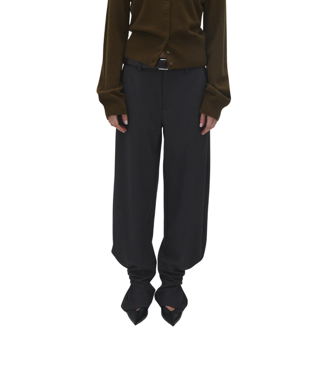 MbyM Pija Pleat-M Willah Pant Charcoal Melange