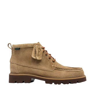 Clarks Cleyhill hi shoe dark sand suede
