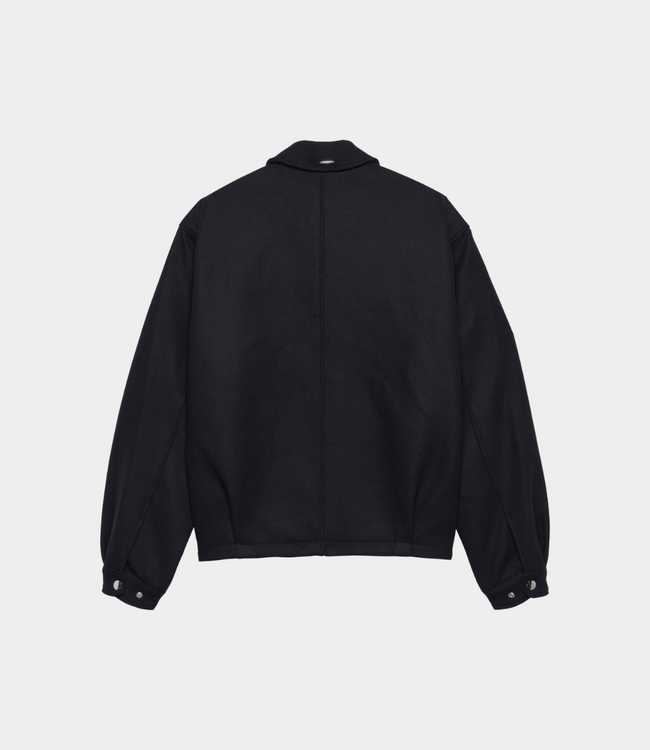 New Amsterdam wool coach jacket black