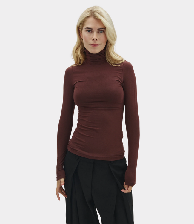 MbyM Manila GG Luxe Top Maroon noir