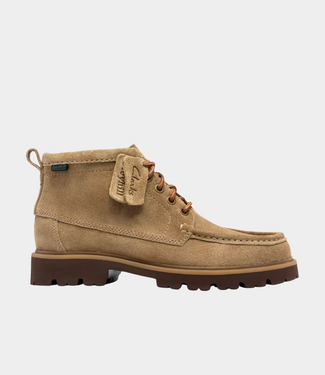 Clarks Cleyhill hi shoe dark sand suede
