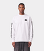 New Amsterdam Longsleeve logo tee white
