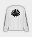 New Amsterdam Longsleeve logo tee white
