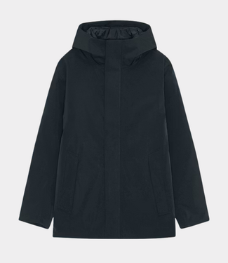 NN.07 blake hood jacket navy blue