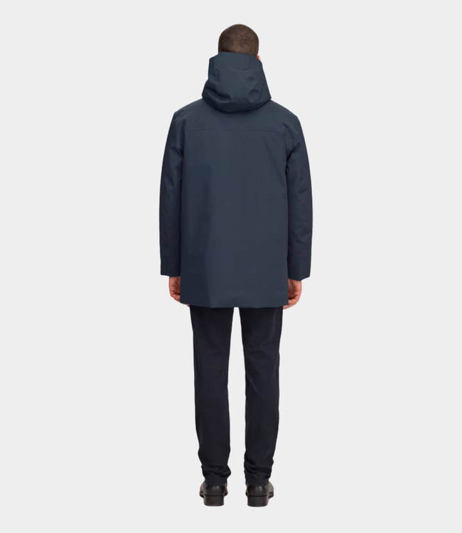 NN.07 NN.07 blake hood jacket navy blue 2560000209-200