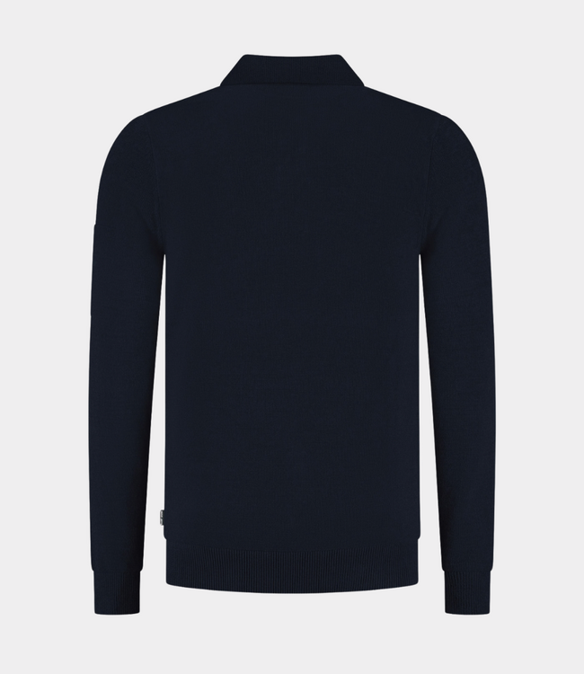 Saint Steve Saint Steve luke-s polo ls dark navy 250503-70003
