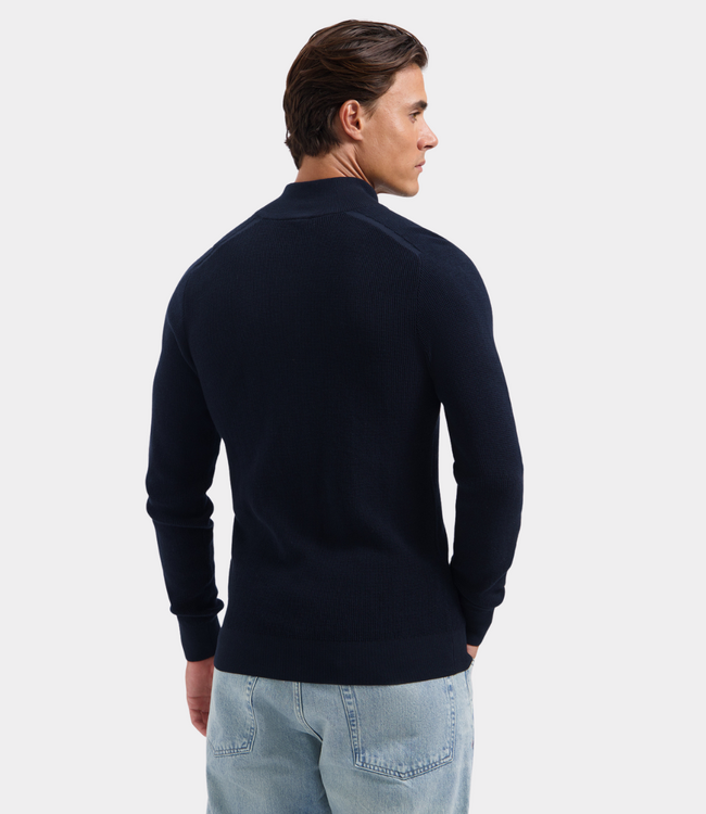 Saint Steve Saint Steve elco-s cardigan knit dark navy 250492-70003