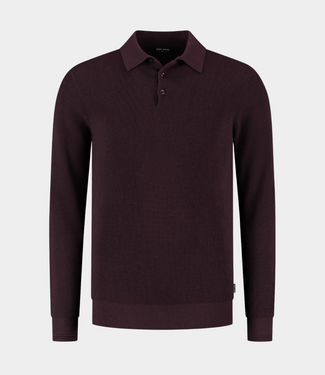 Saint Steve sander-s polo ls merlot