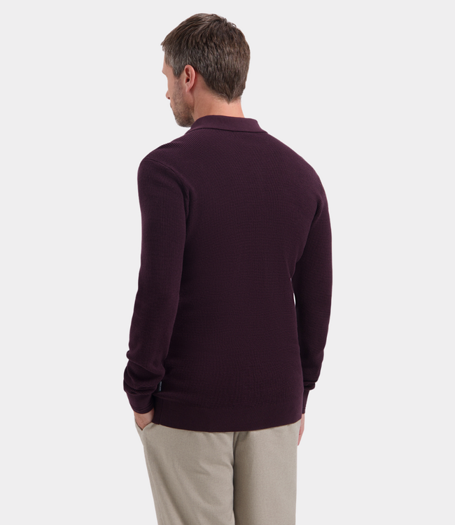 Saint Steve Saint Steve sander-s polo ls merlot 230521-80032