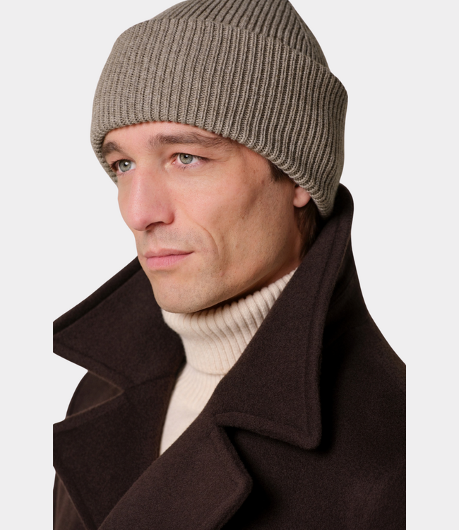 Profuomo Beanie wool brown