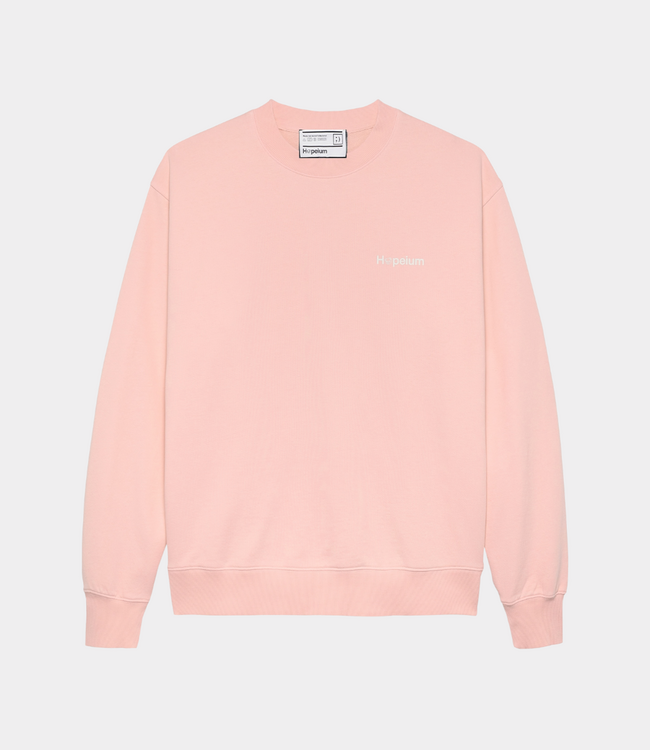 Hopeium logo crew sweat pink