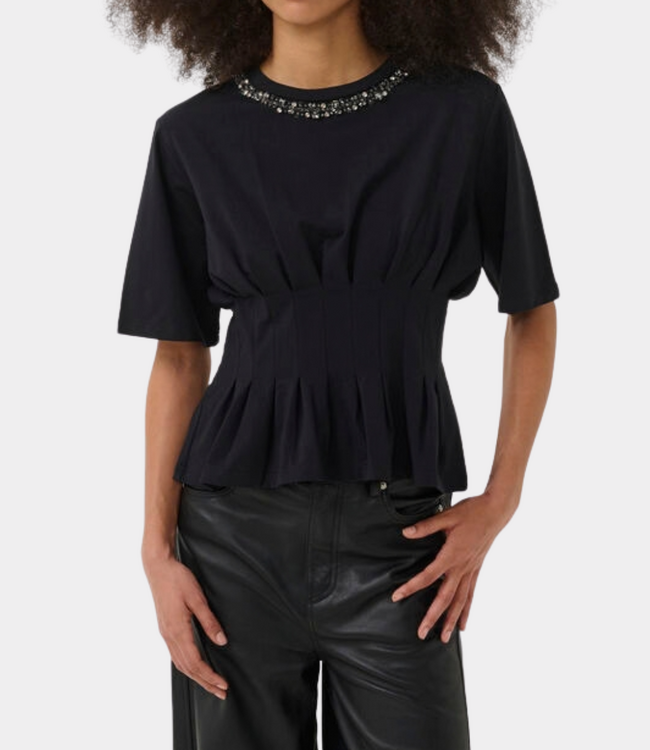 Gestuz GZinez deco tee Black