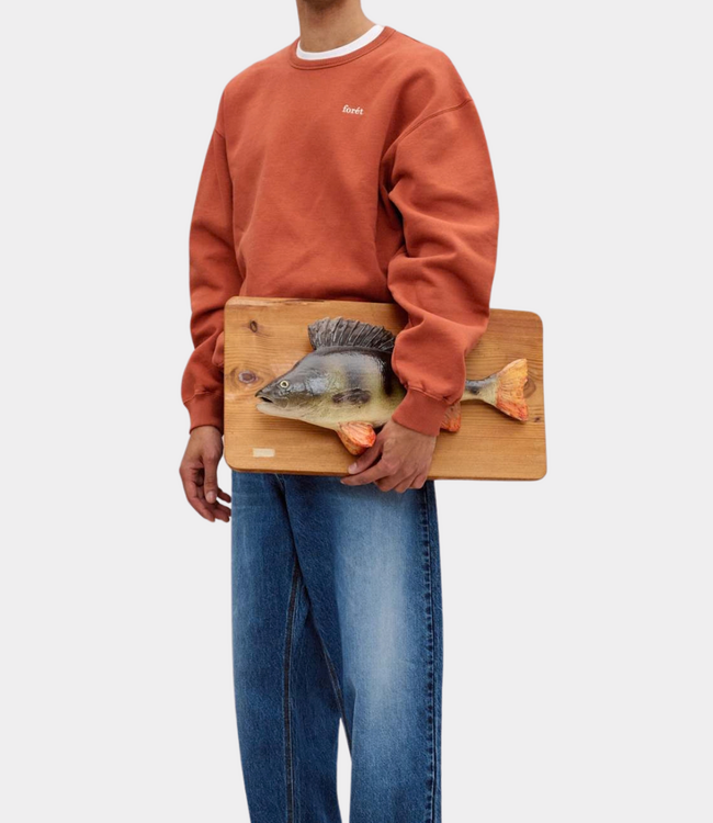 Foret noon sweatshirt sumac red