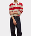 Foret frost stripe polo red stripe