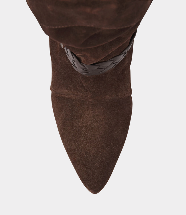 Nubikk Nubikk Sally lynn shoe dk brown suede 21102300-28S