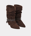Nubikk Nubikk Sally lynn shoe dk brown suede 21102300-28S