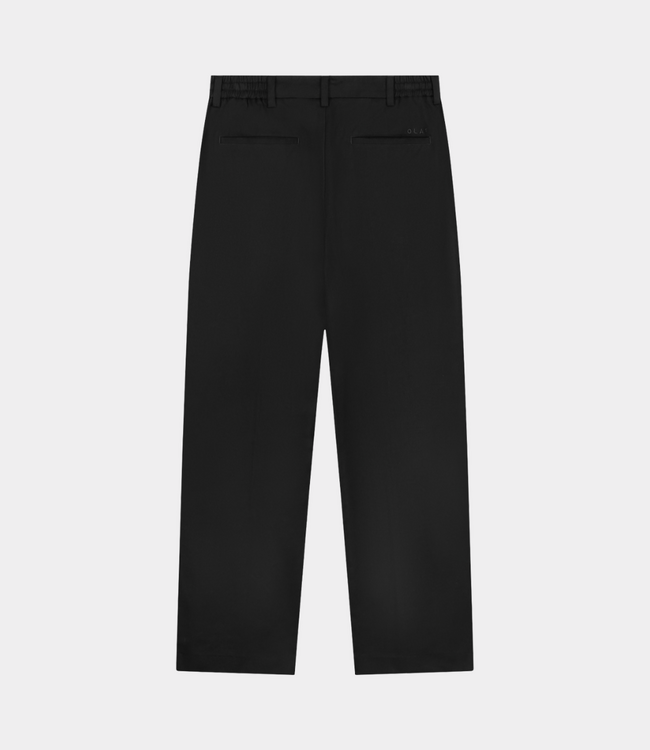 Olaf Olaf REGULAR PLEATED PANT BLACK M270402-BLACK