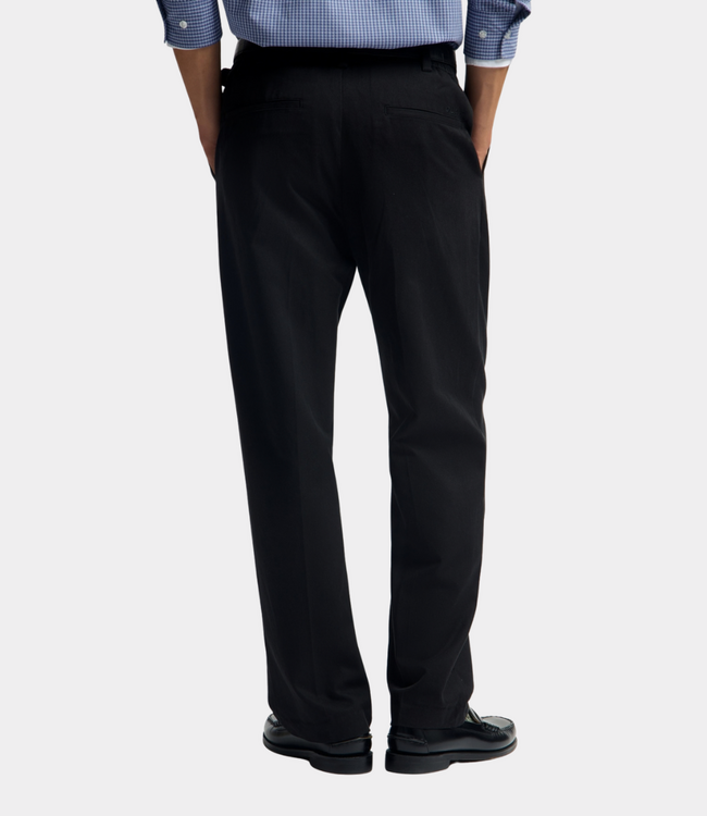 Olaf REGULAR PLEATED PANT BLACK