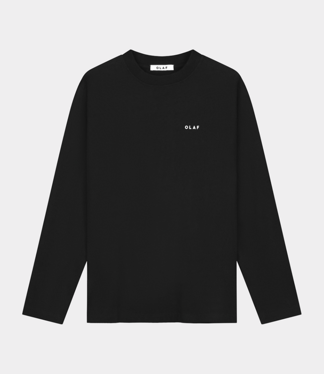 Olaf Olaf IT'S ALL RELATIVES LS TEE BLACK M270103-BLACK
