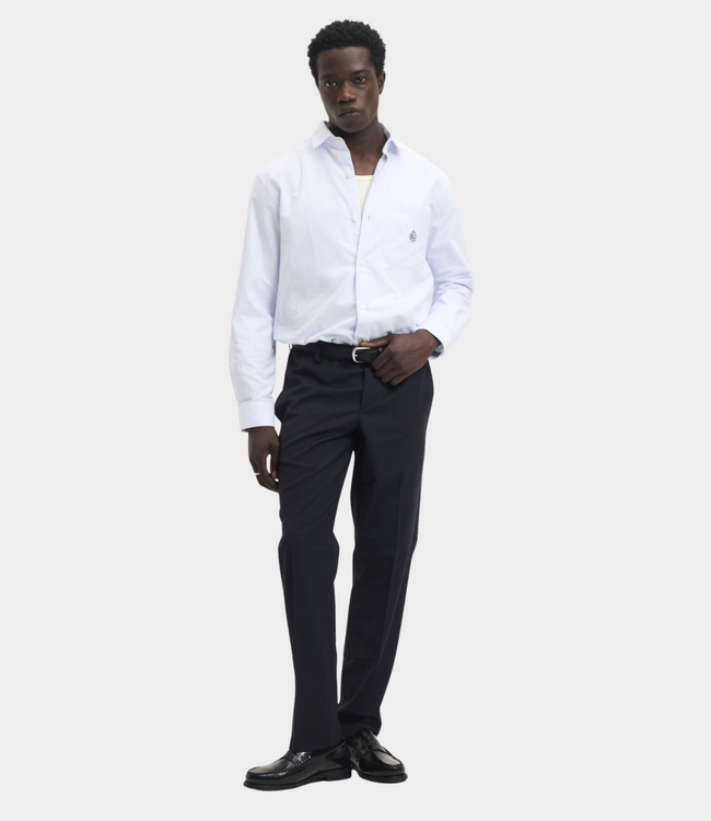 Goodpeople soy shirt light blue white
