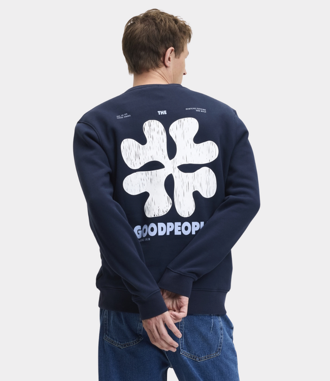 Goodpeople lito sweat navy