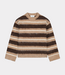 Catwalk Junkie Brushed striped knit caramel