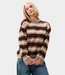 Catwalk Junkie Brushed striped knit caramel