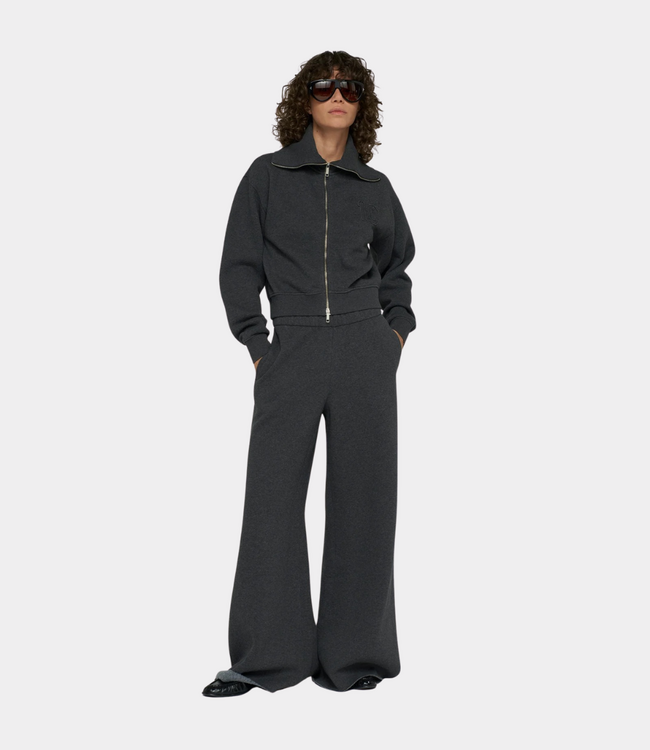 10Days zip cardigan fleece antra melee