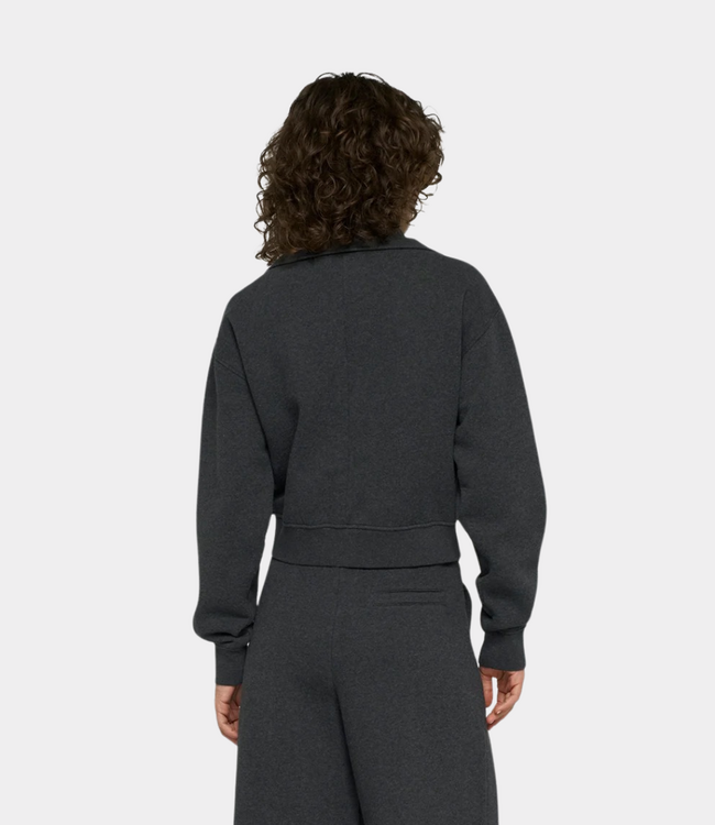 10Days zip cardigan fleece antra melee