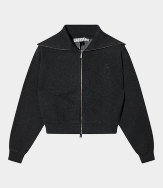 10Days zip cardigan fleece antra melee