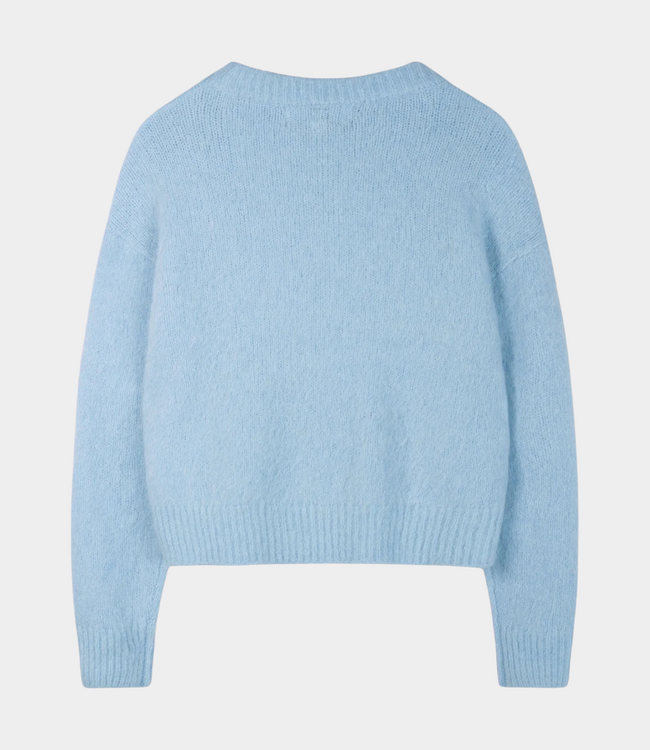 10Days hairy knit sweater angel blue