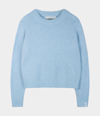 10Days hairy knit sweater angel blue