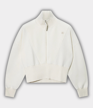 10Days zip sweater pearl