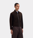 Olaf suede jacket chocolate plum