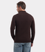 Saint Steve arno-s half button pullover burned coffee