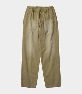 Foret clay washed canvas pants fatigue green