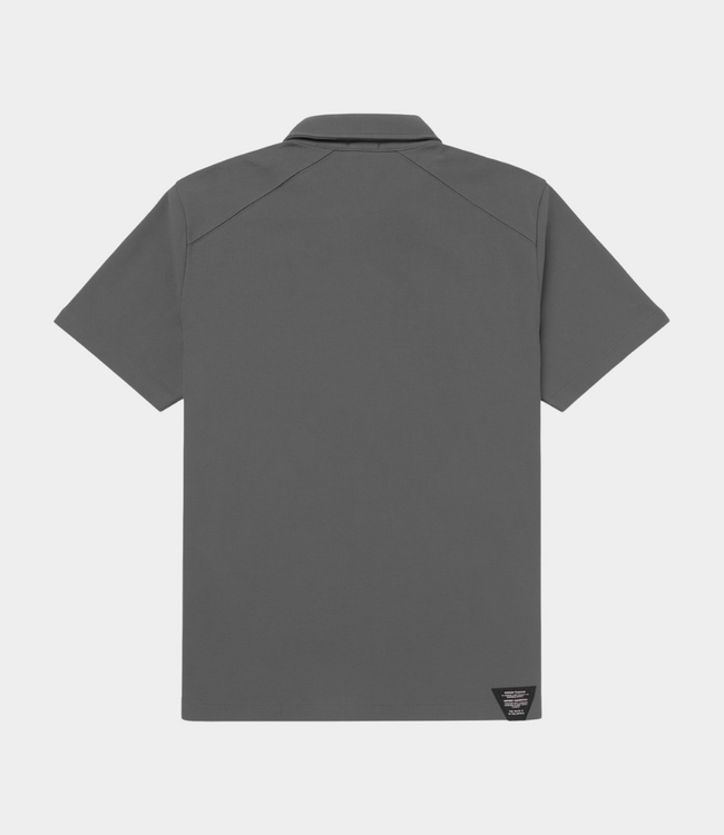 Denham scissor polo grey