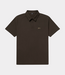 Denham scissor polo coffee brown