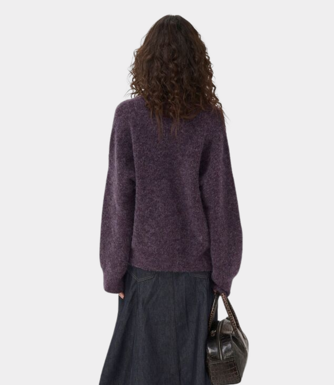 Gestuz Gzalpha rollneck knit Juniper Mélange