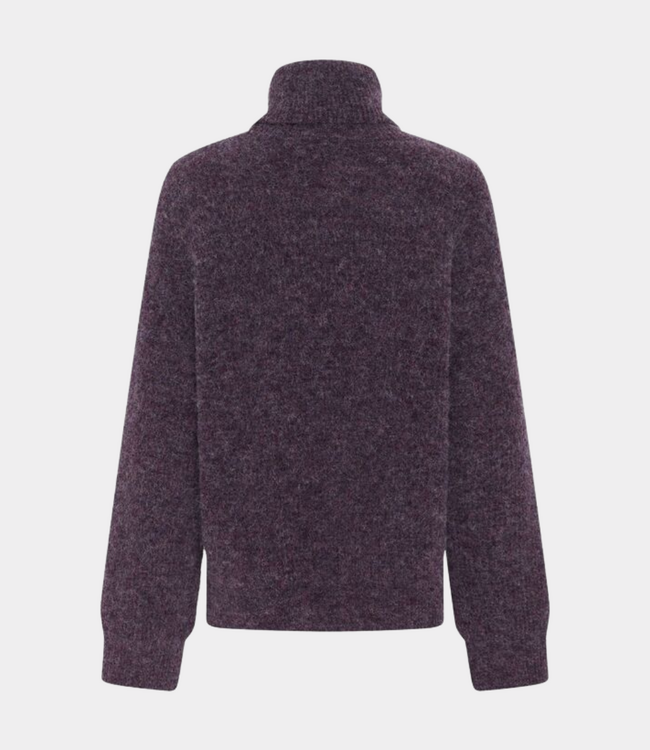 Gestuz Gzalpha rollneck knit Juniper Mélange