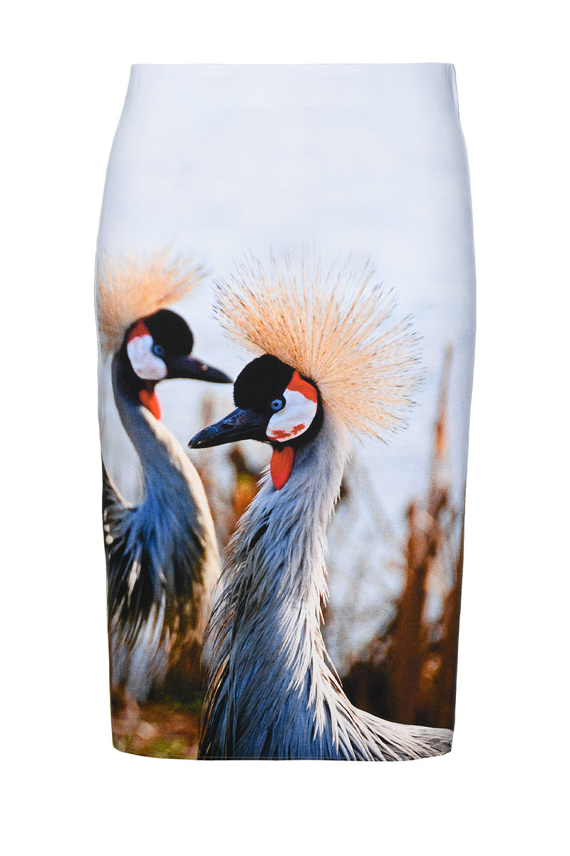 icke, BERLIN - Reversible Skirt Crowned Crane