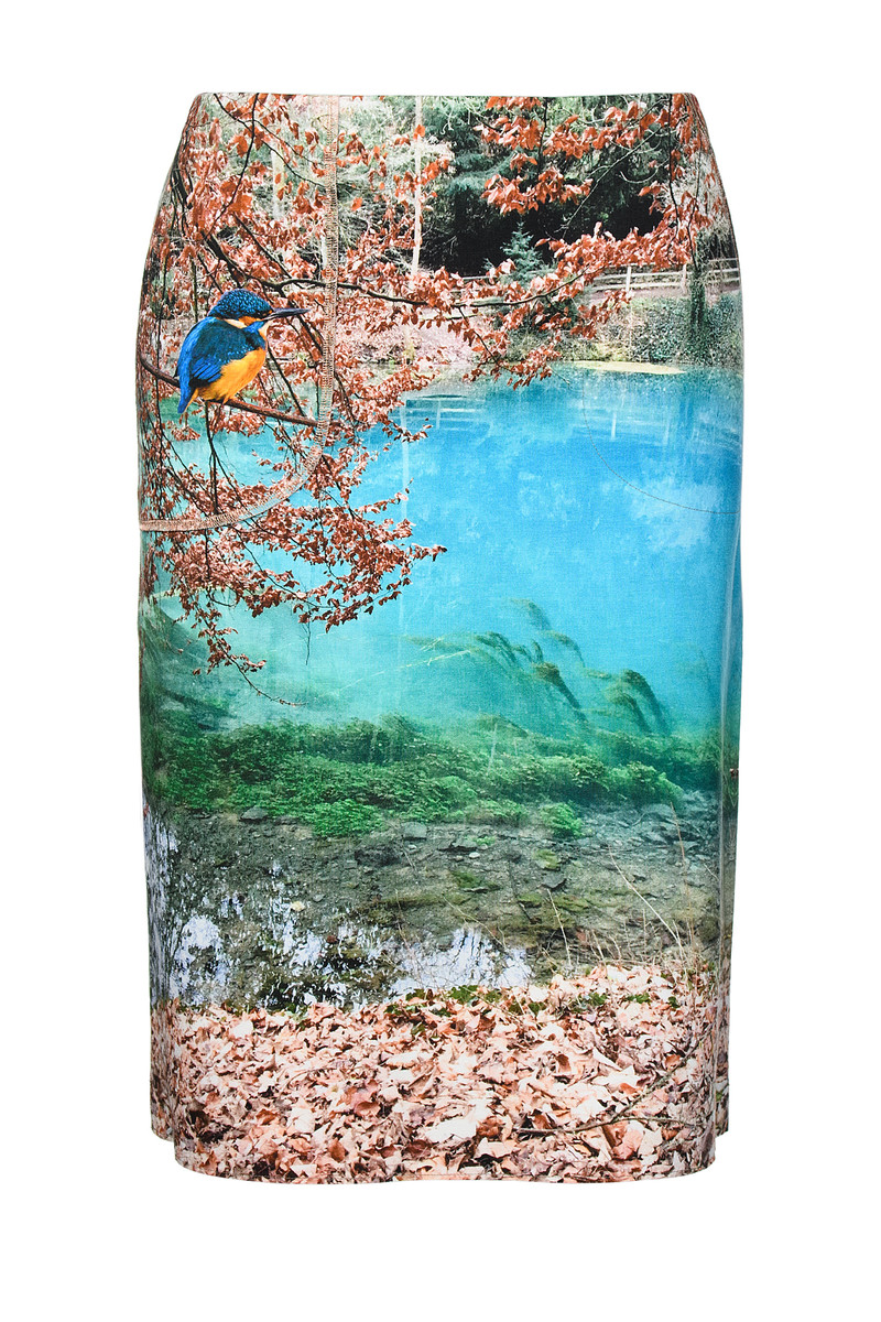 icke, BERLIN - Reversible Skirt Kingfisher