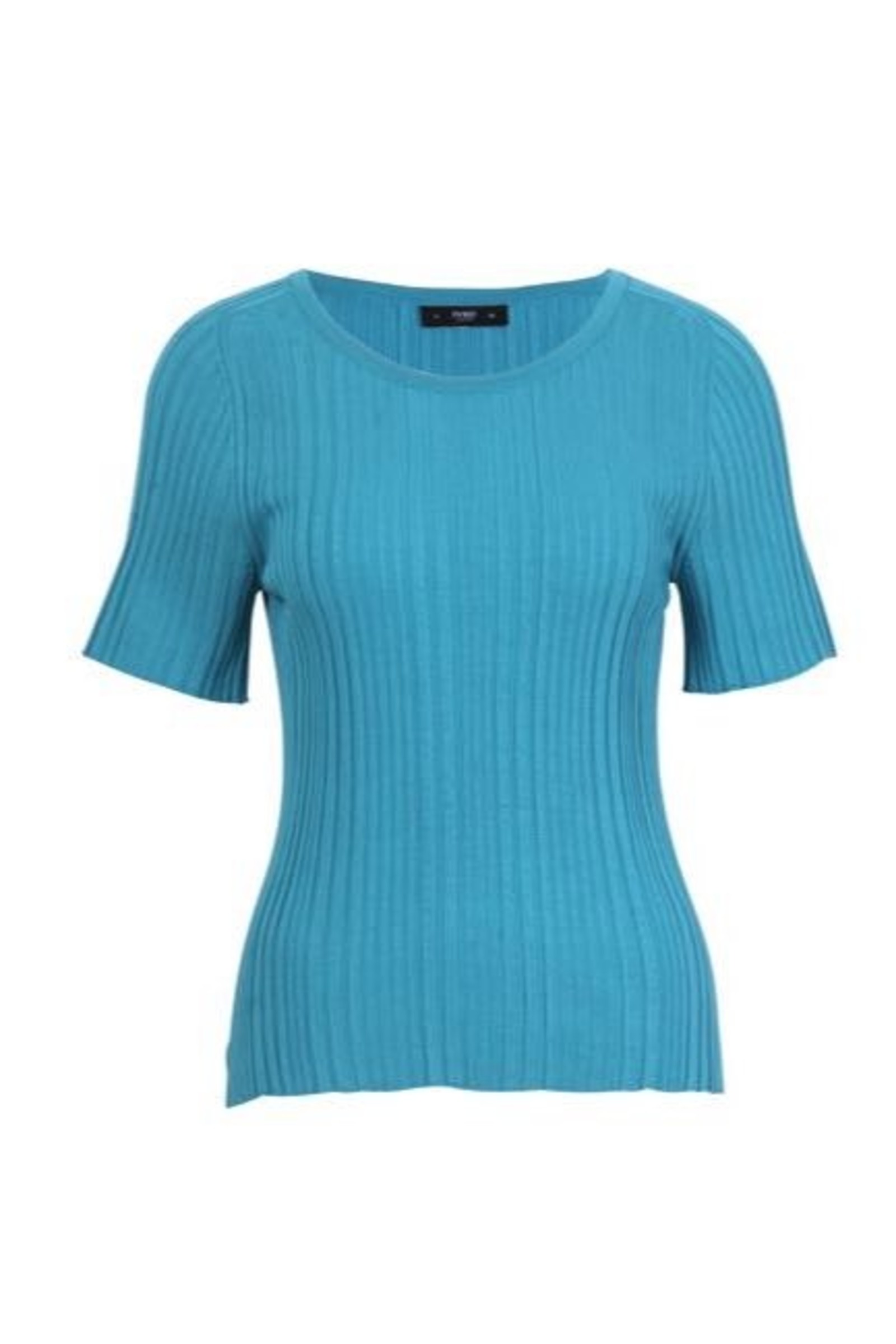 IVKO  Woman IVKO Outlet - Solid Pullover O-Neck Blue