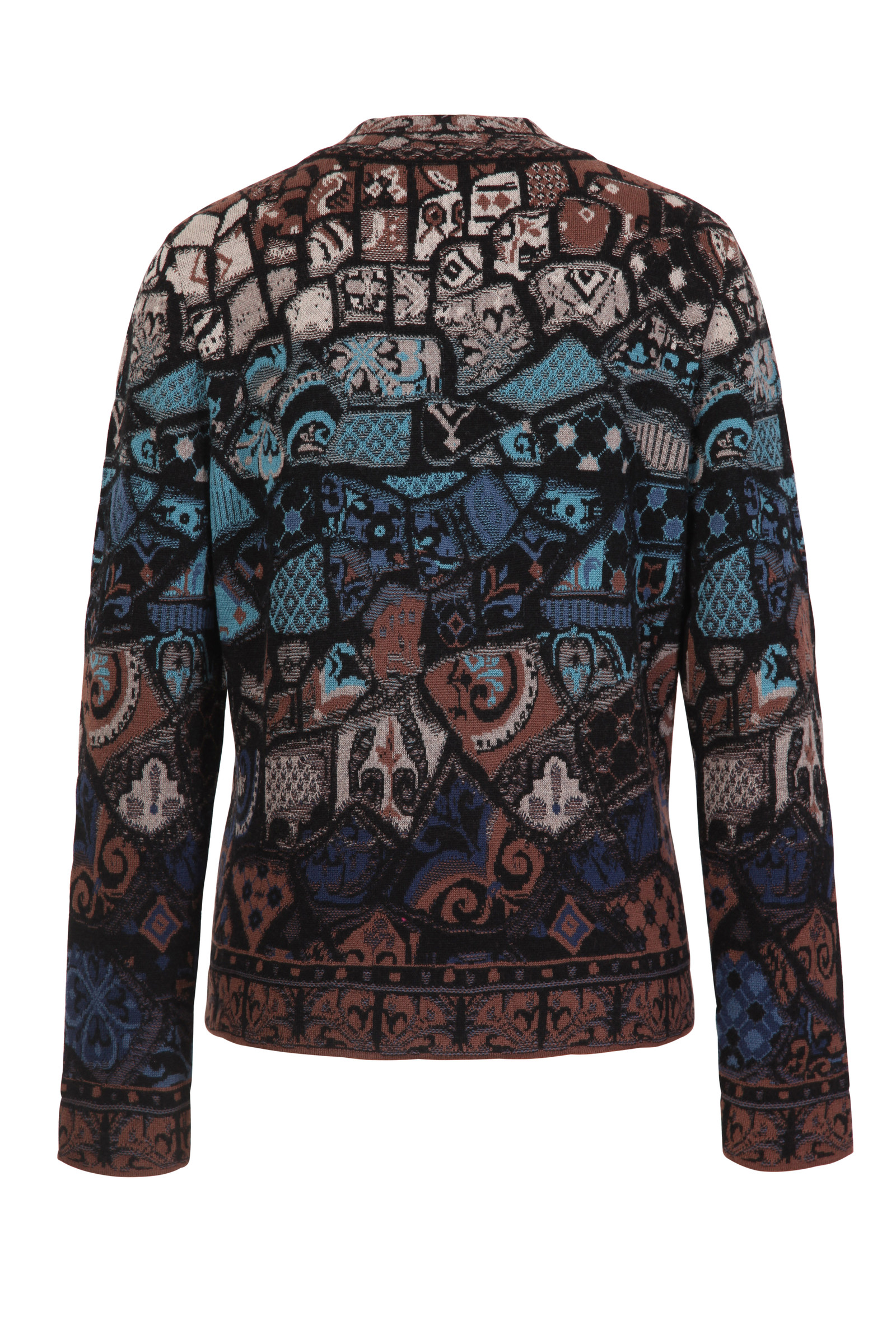 IVKO  Woman IVKO  - Jacquard Jacket Trencar Pattern Black