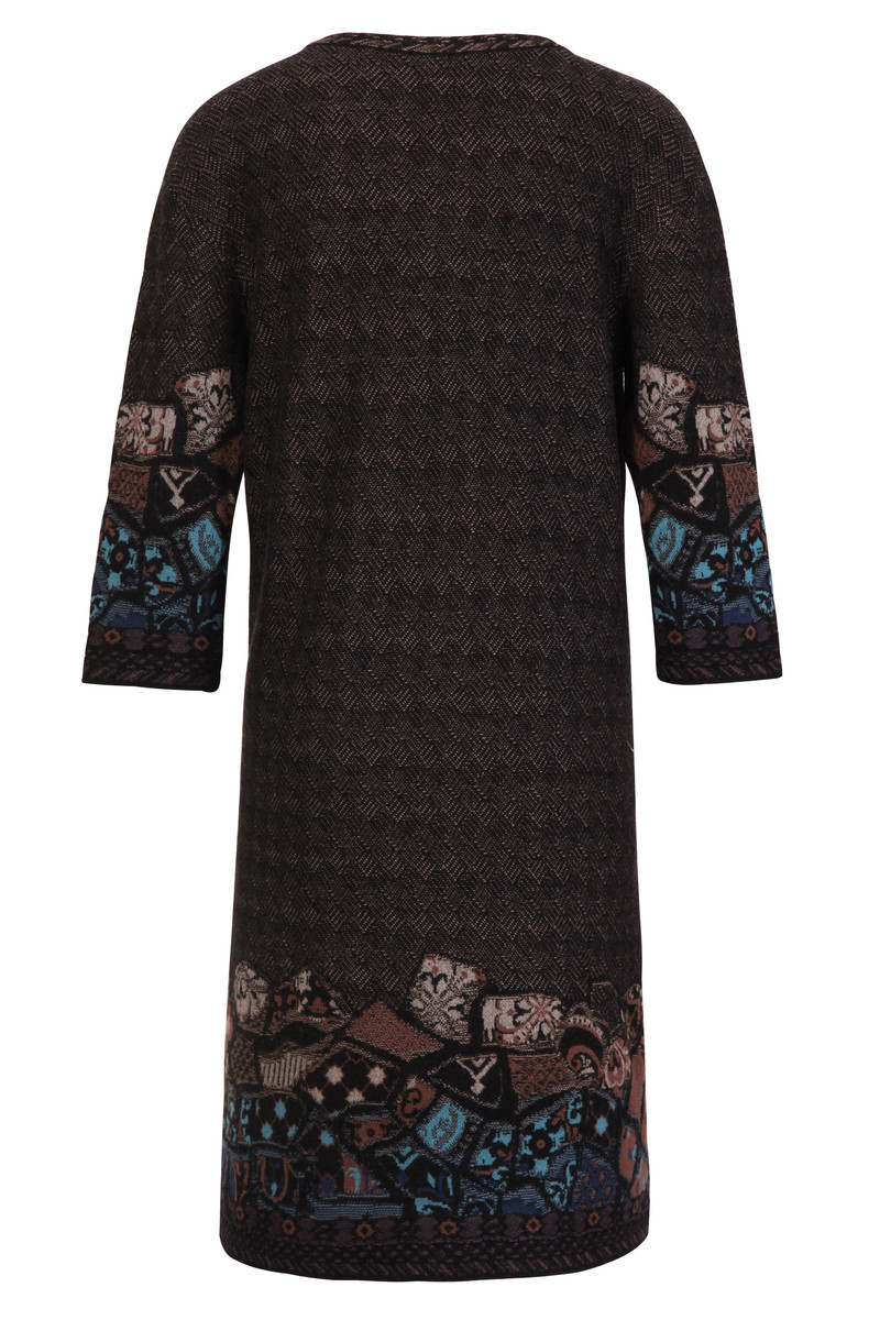 IVKO - Jacquard Dress Basketweave Pattern Black