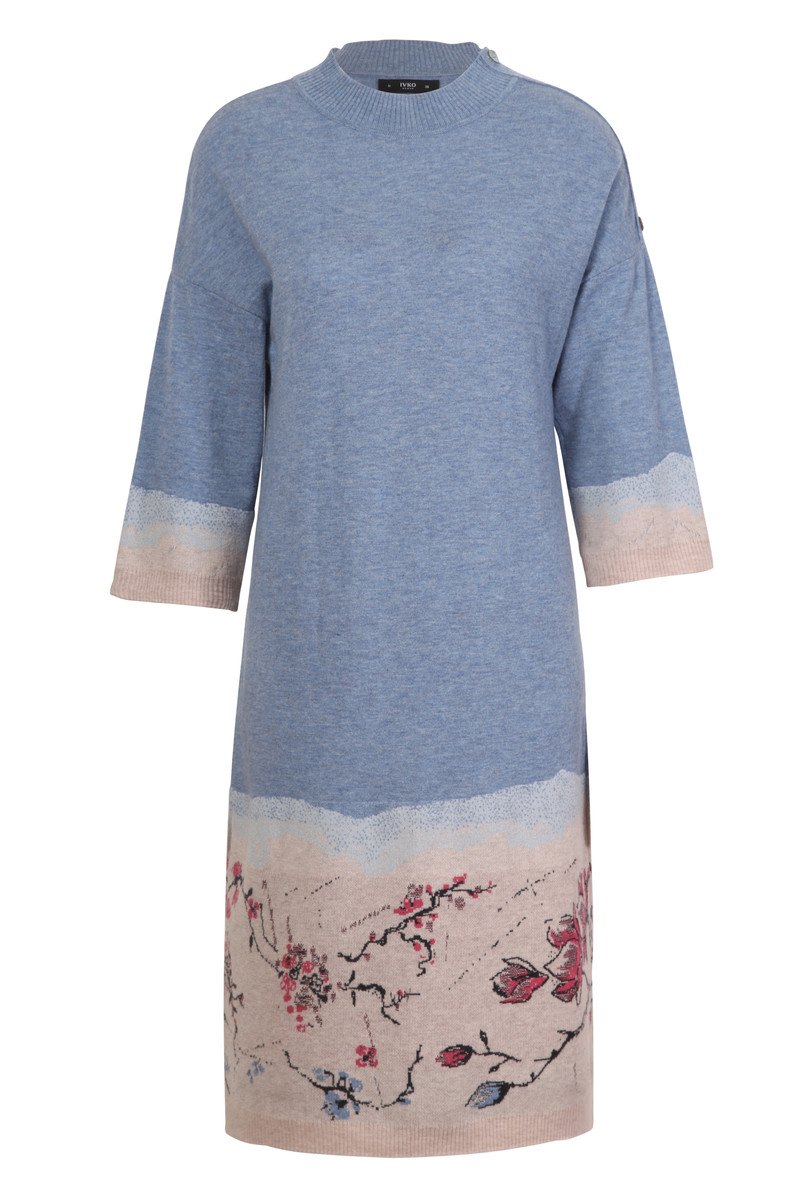 IVKO Outlet - Dress Cherry Blossom Pattern Sky
