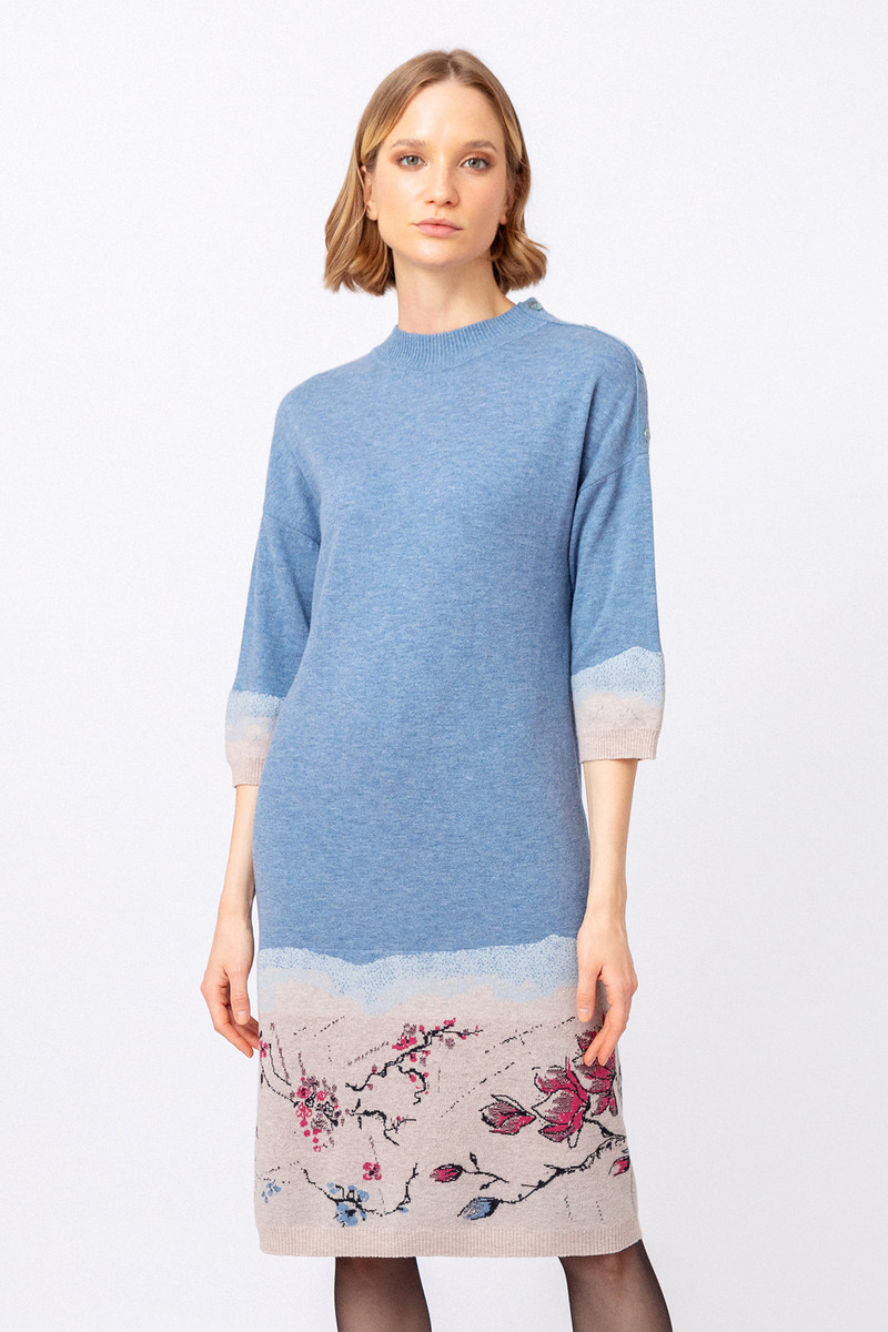 IVKO Outlet - Dress Cherry Blossom Pattern Sky