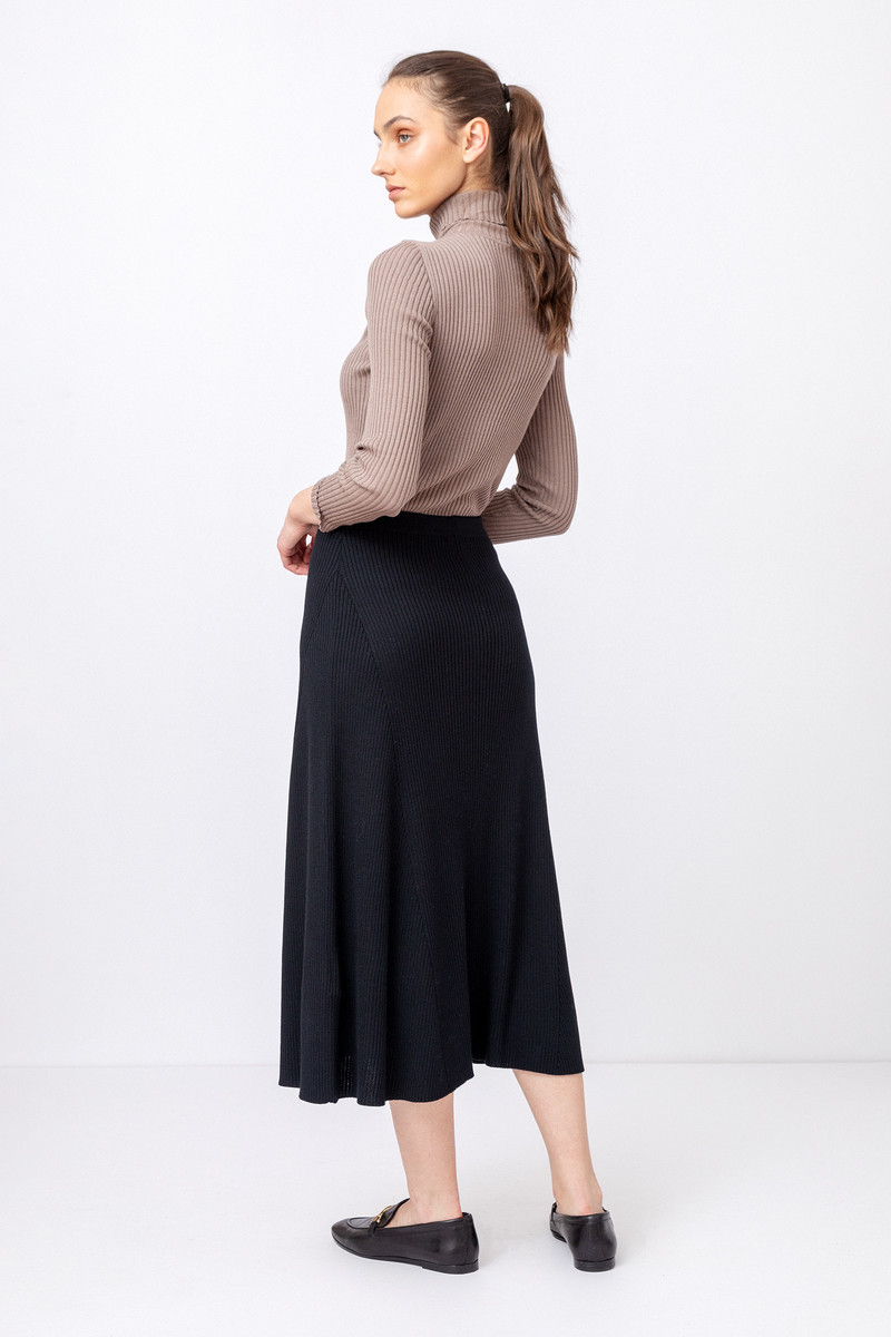 IVKO Outlet - Solid Skirt Black