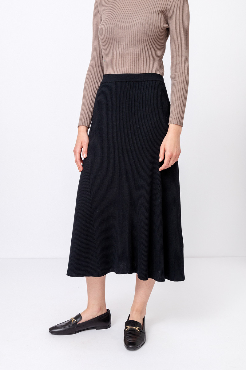 IVKO Outlet - Solid Skirt Black